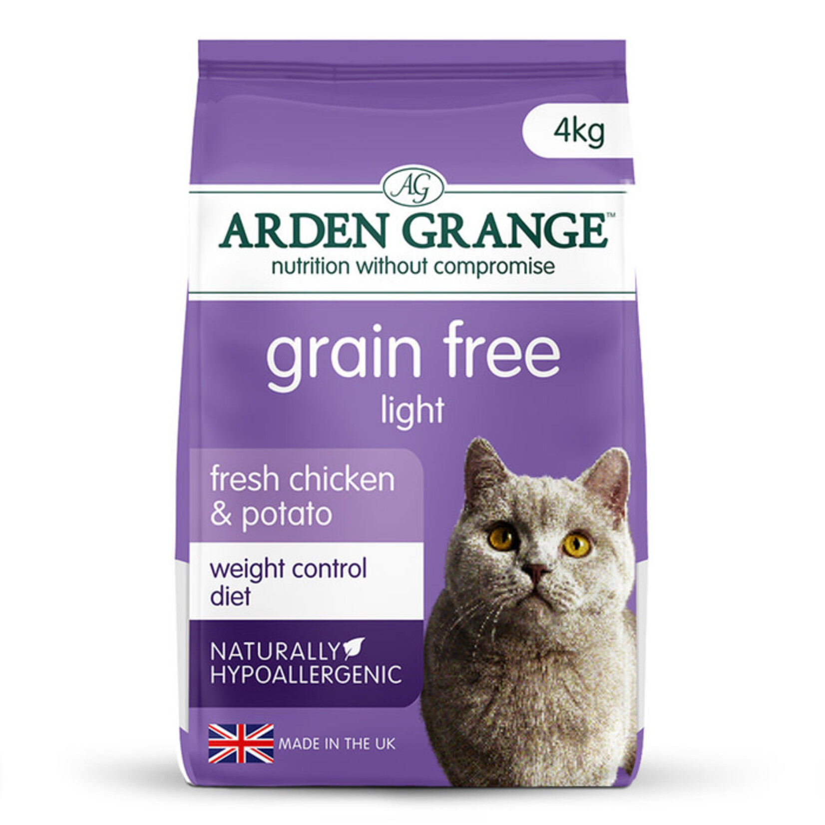 Arden Grange Grain Free Light Adult Cat Dry Food, Chicken & Potato