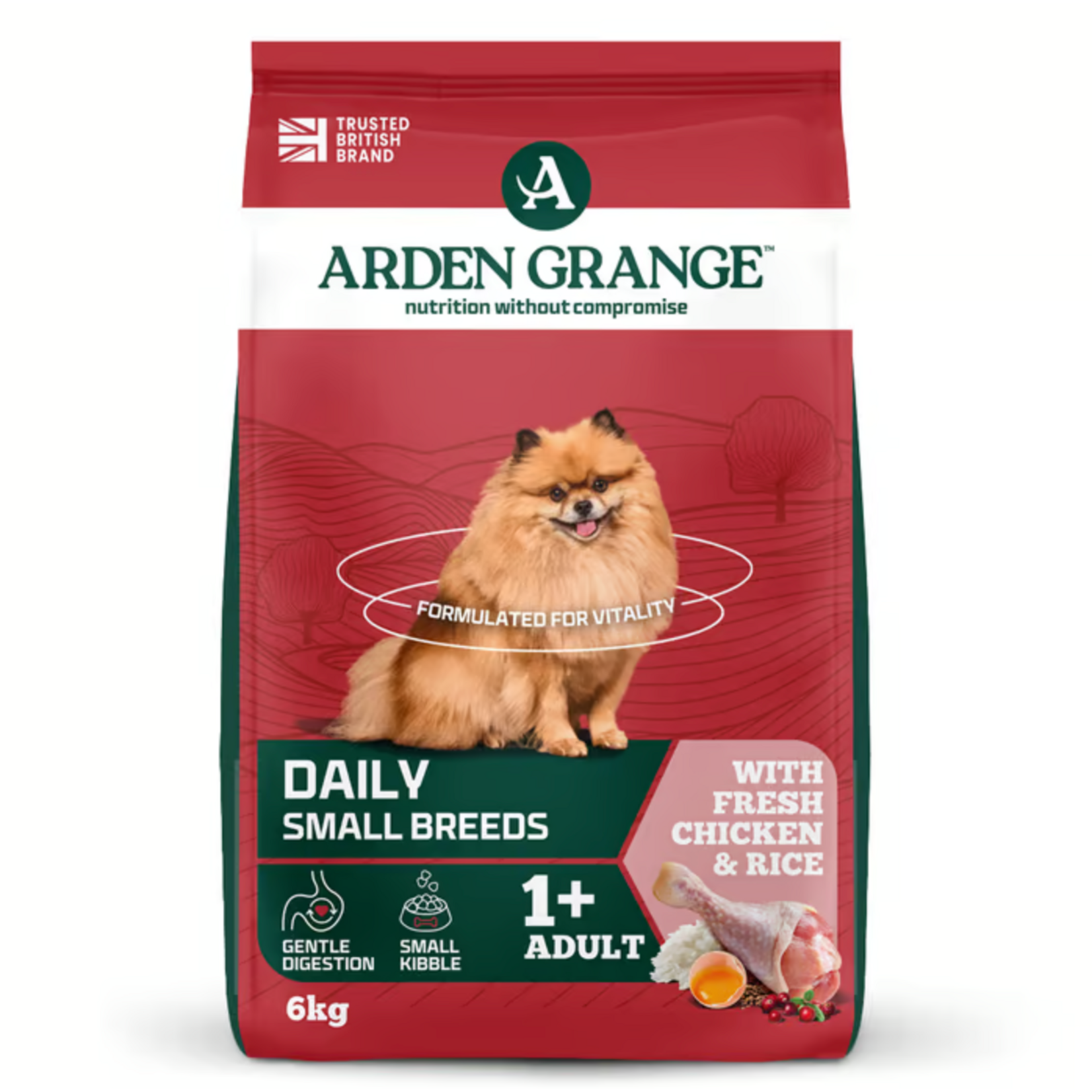 Arden Grange Adult Mini Dog Dry Food, Chicken & Rice