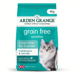 Arden Grange Grain Free Sensitive Cat Dry Food, Ocean White Fish & Potato
