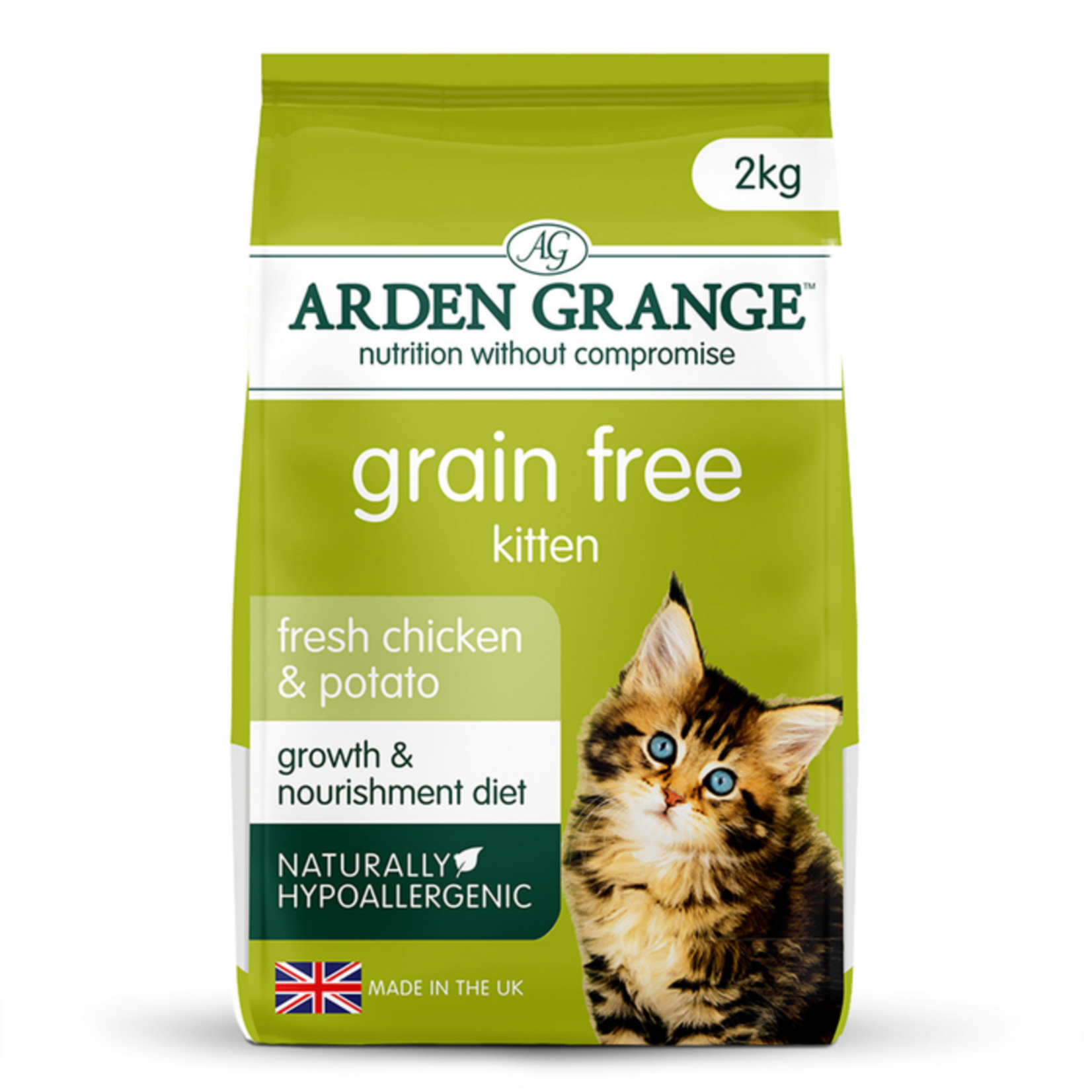 Arden Grange Grain Free Kitten Cat Dry Food, Chicken & Potato