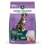 Arden Grange Puppy & Junior Large Breed Dog Dry Food, Chicken & Rice