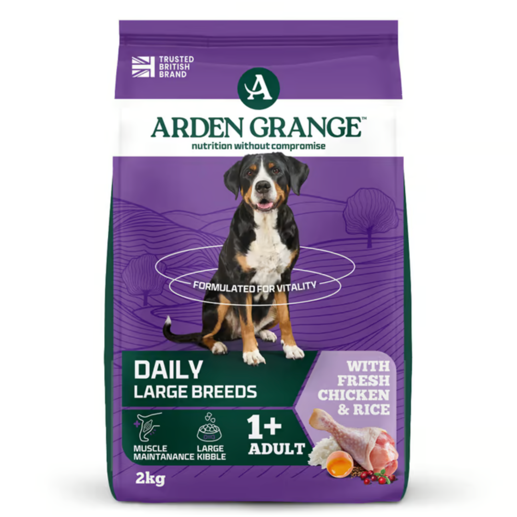 Arden Grange Adult Large Breed Dog Dry Food, Chicken & Rice