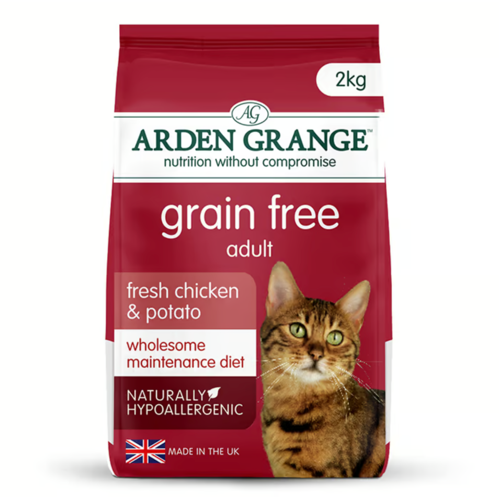 Arden Grange Grain Free Adult Cat Dry Food, Chicken & Potato