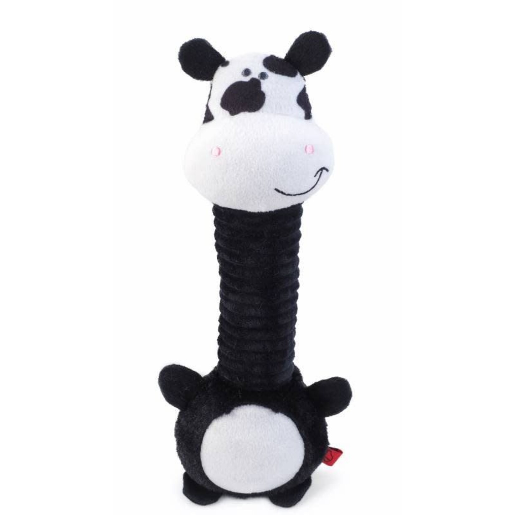 Zöon Necky Cow Plush Squeaky Dog Toy