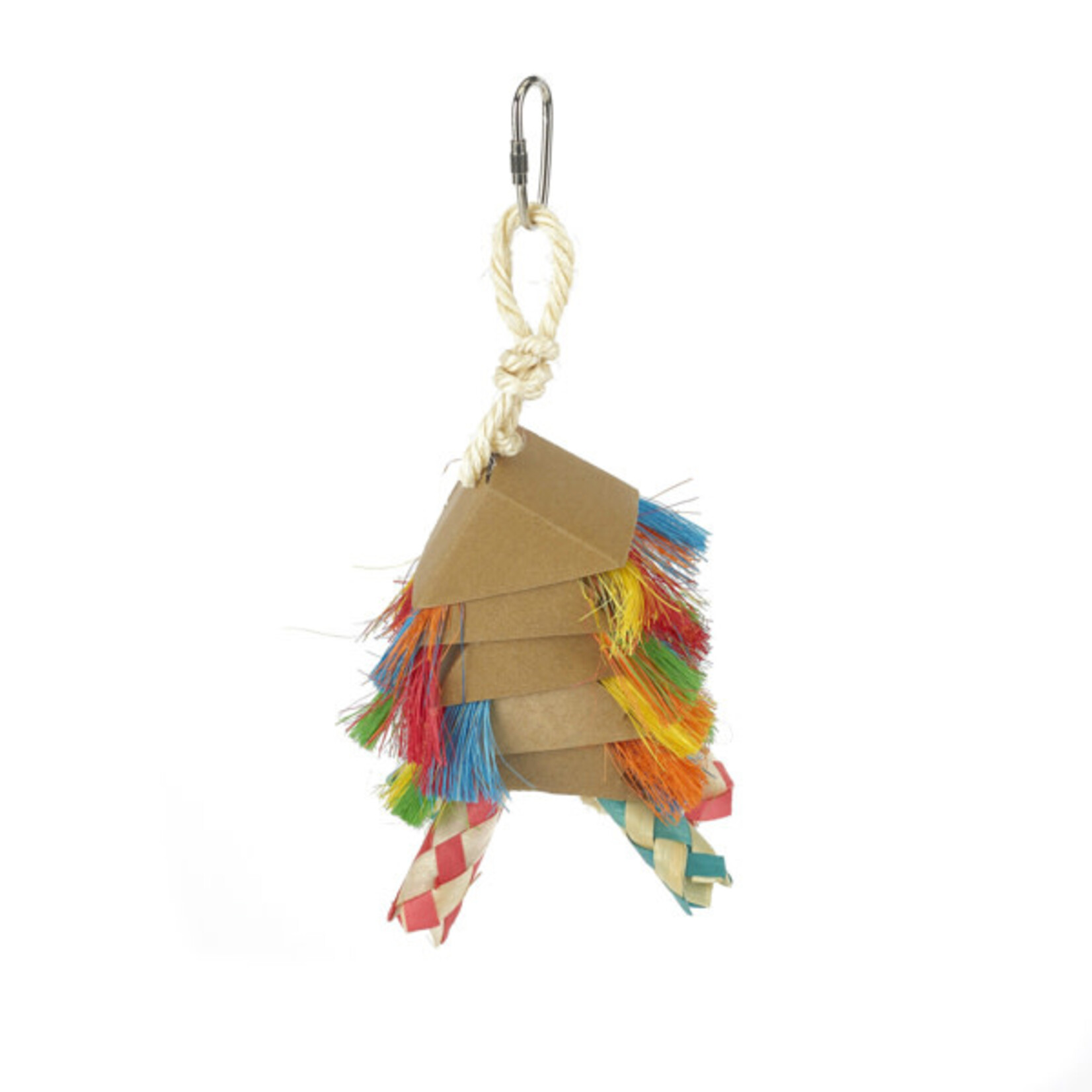 Rosewood Boredom Breaker Preening Stack Bird Toy