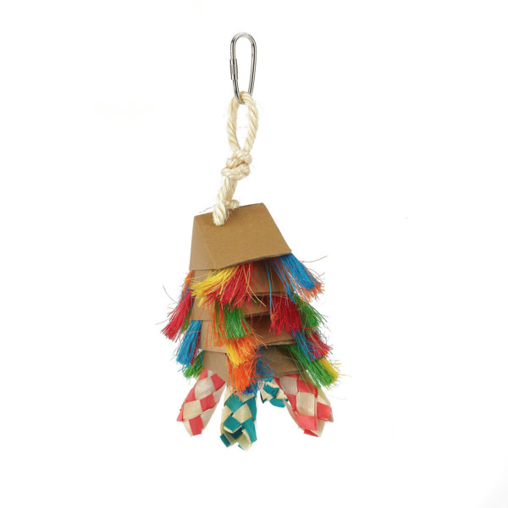 Rosewood Boredom Breaker Preening Stack Bird Toy