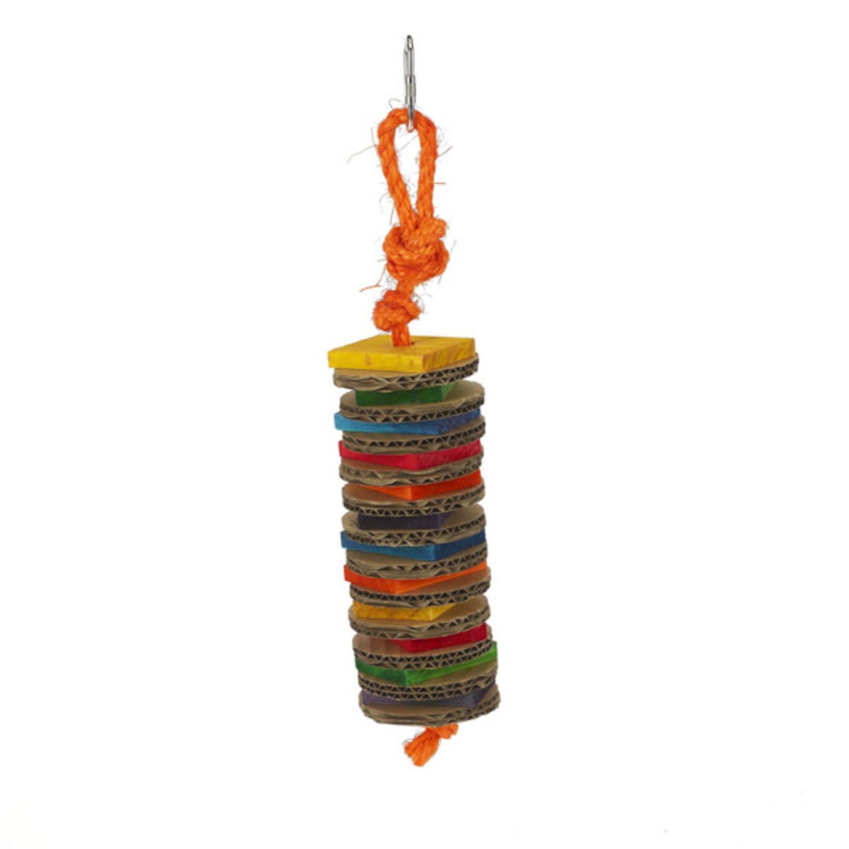Rosewood Boredom Breaker Shredder Stacker Bird Toy