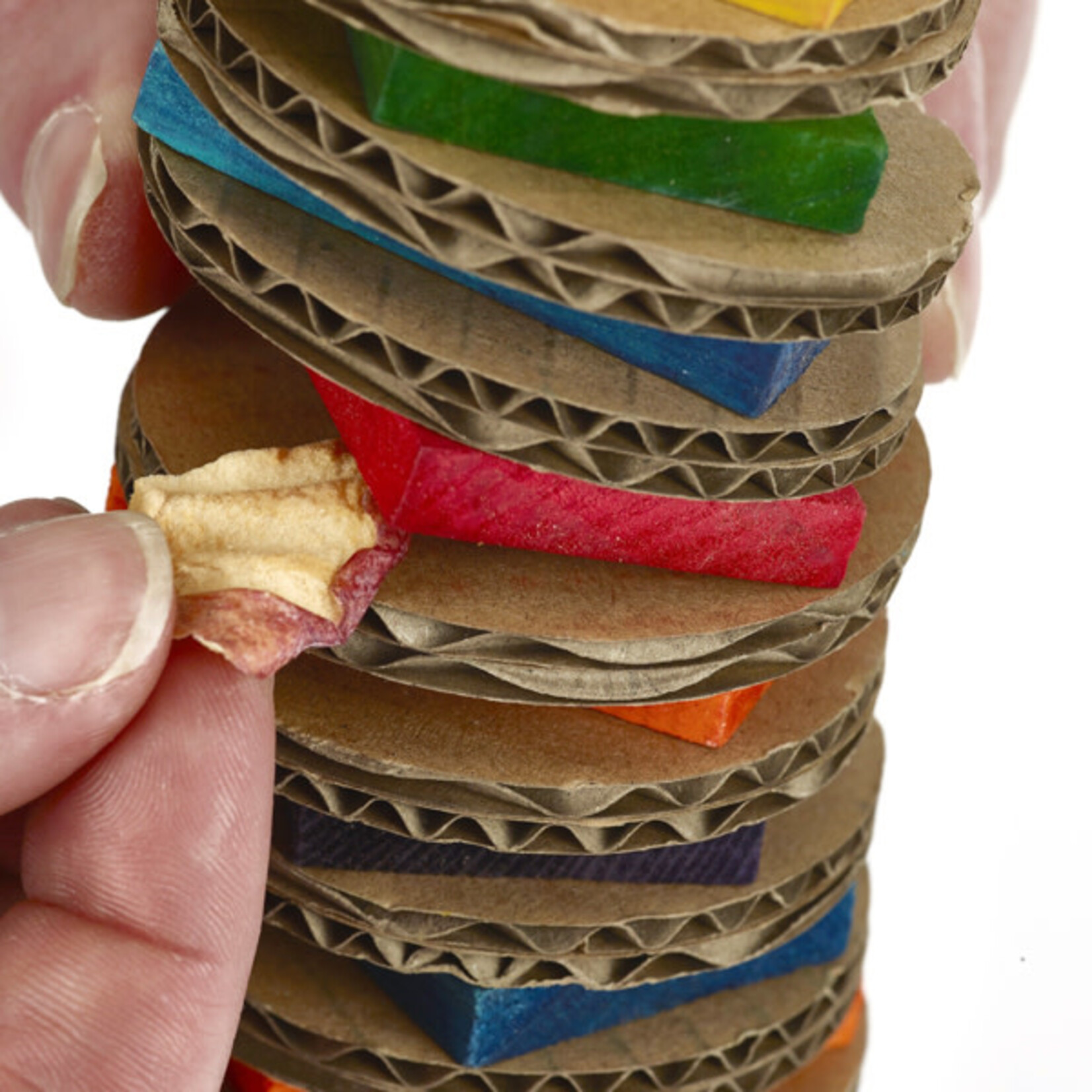Rosewood Boredom Breaker Shredder Stacker Bird Toy
