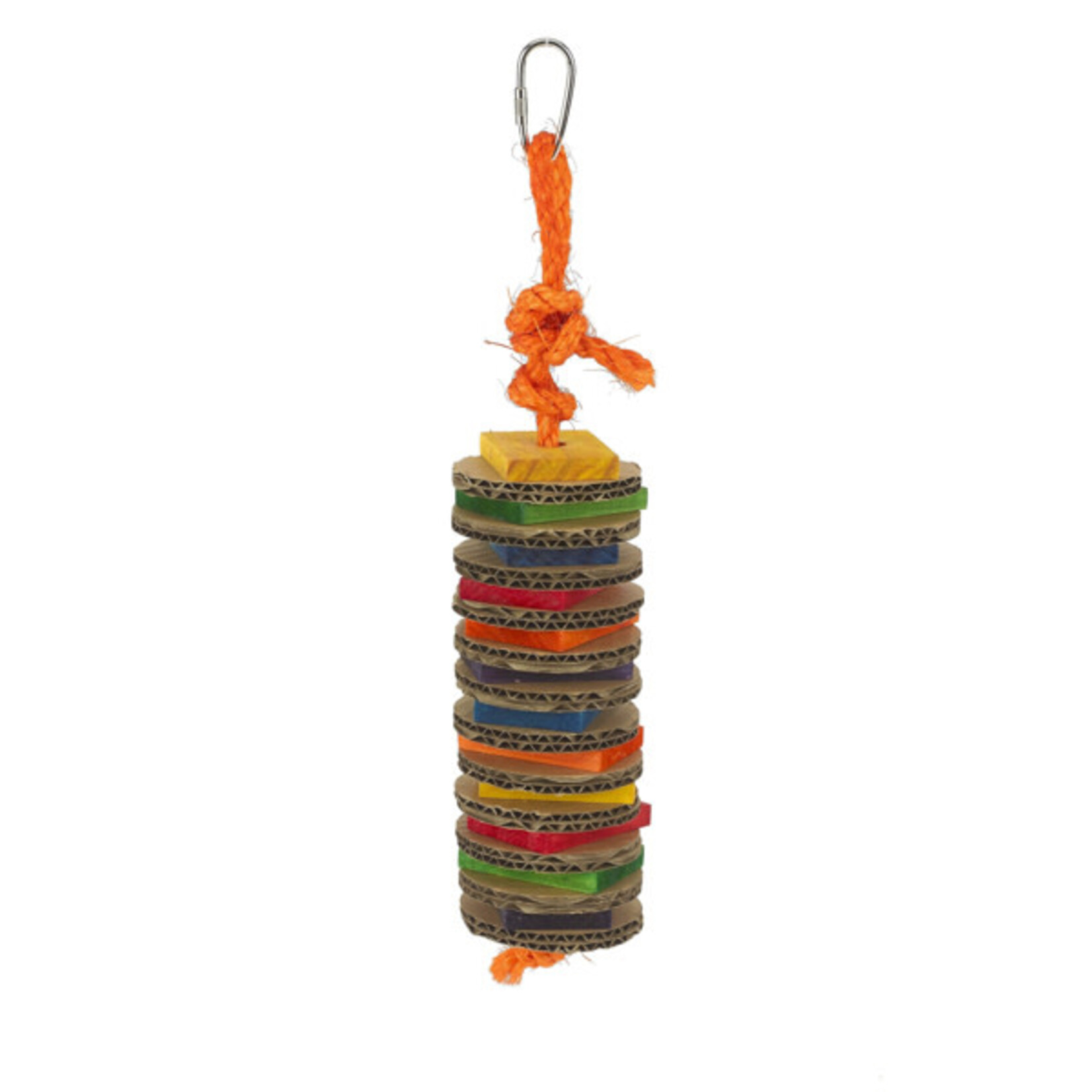 Rosewood Boredom Breaker Shredder Stacker Bird Toy