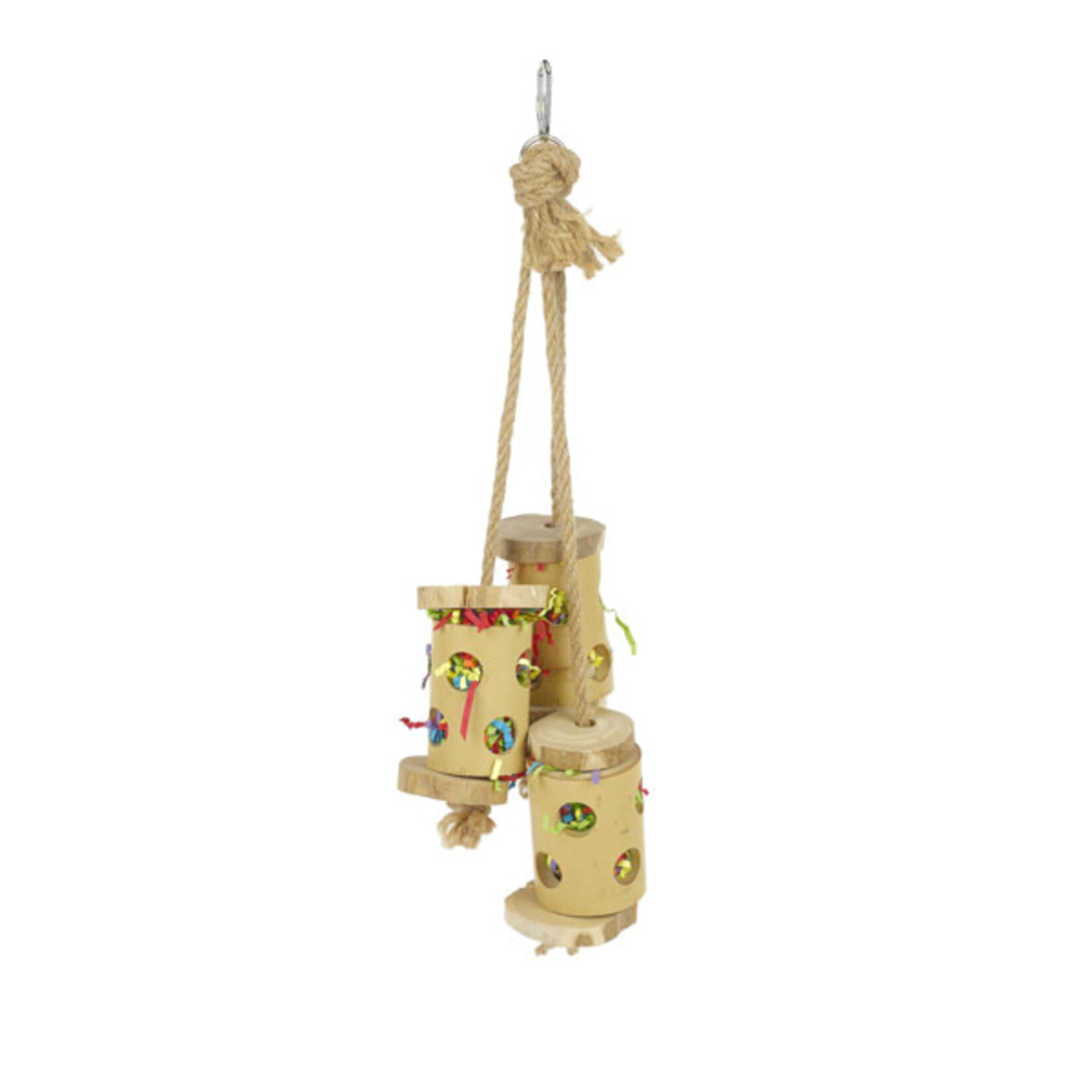 Rosewood Boredom Breaker Bamboo Forage Trio Bird Toy