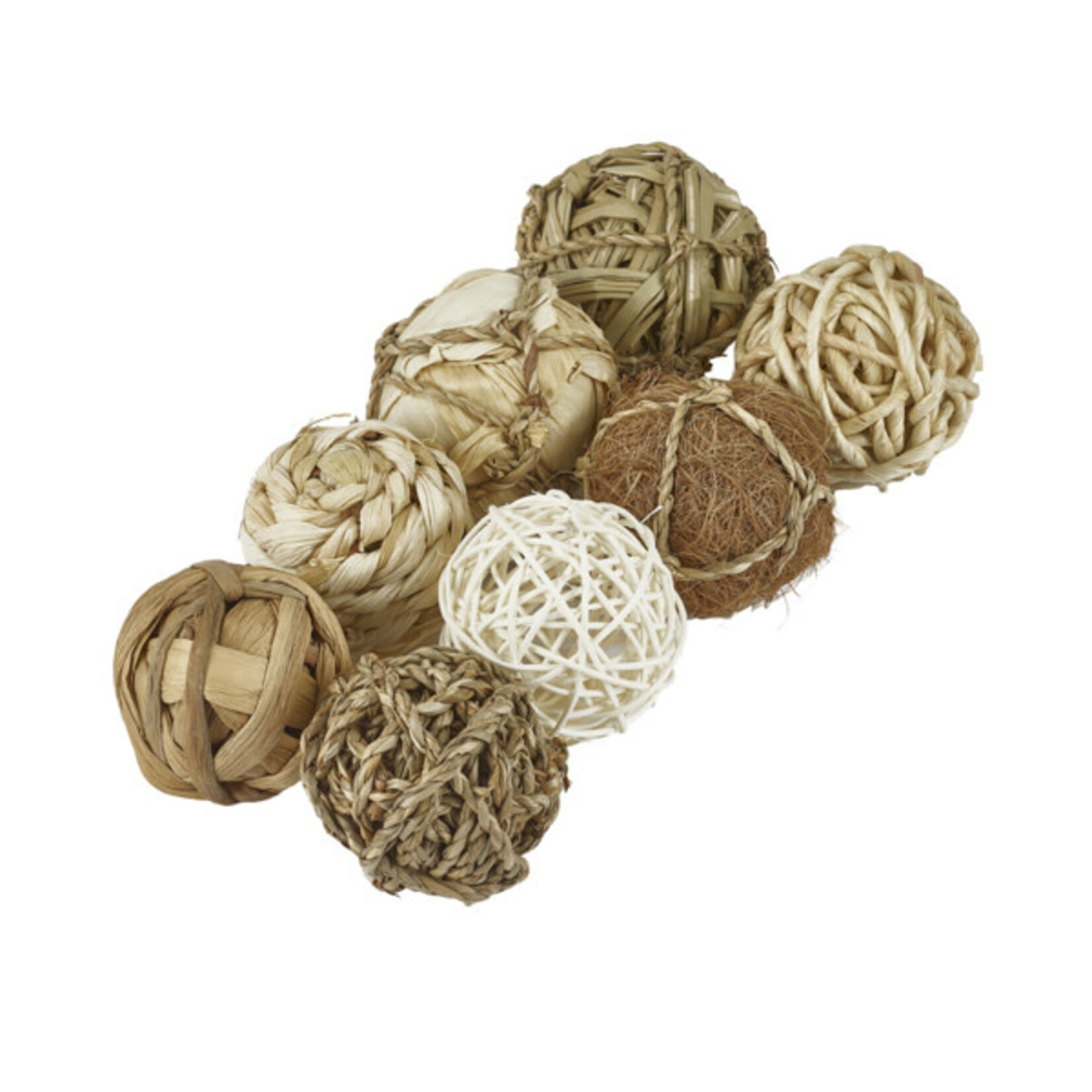 Rosewood Naturals Nature Fun Balls Small Animal Toys, 8 pack