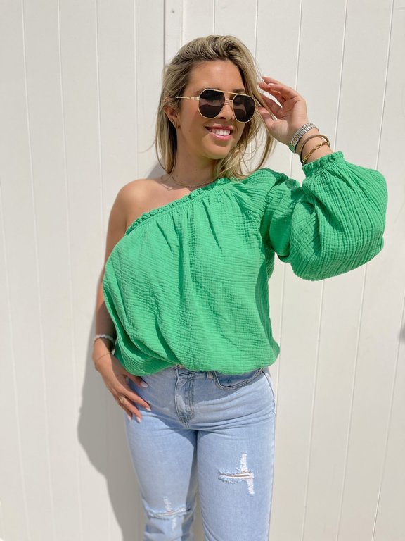 Jessie blouse summer green