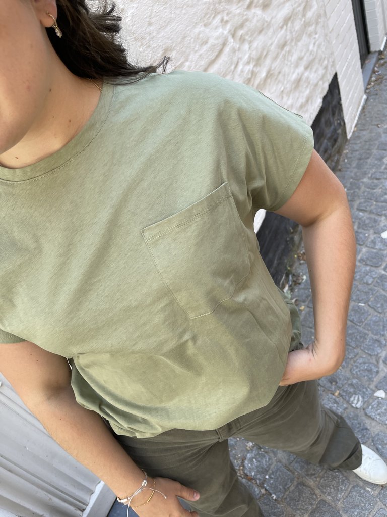 Lies t-shirt Khaki