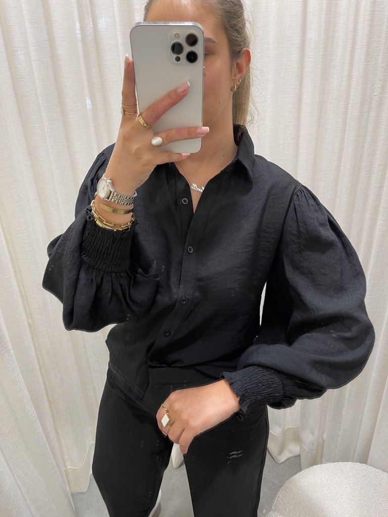 Sloane blouse black