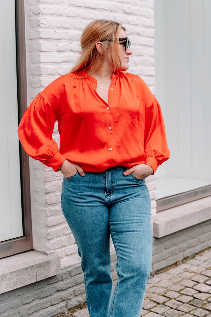 Nellie blouse orange