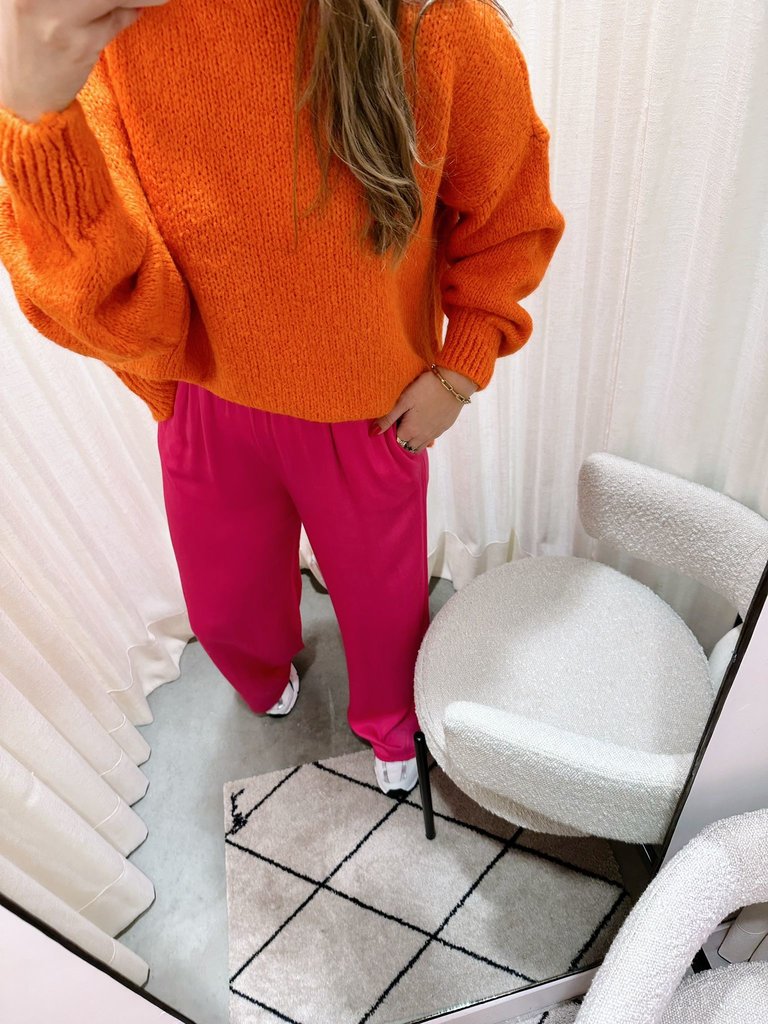 Mia knit orange
