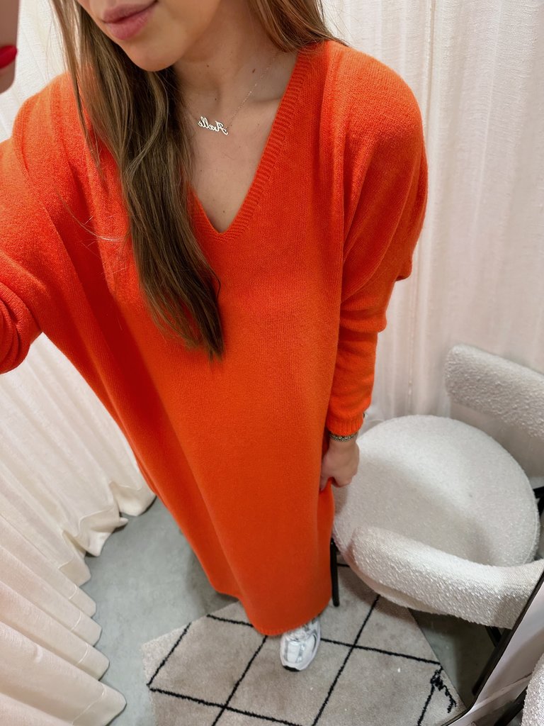 Nora dress orange