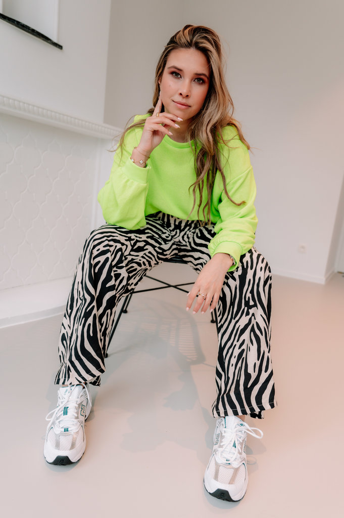 Camille pantalon zebra
