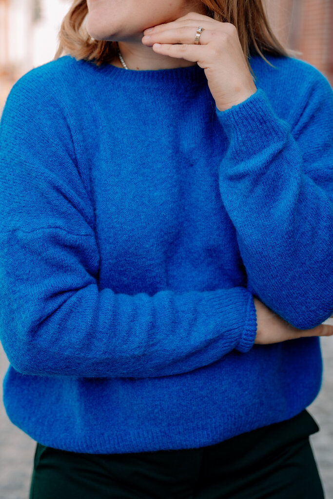 Emmy knit cobalt blue