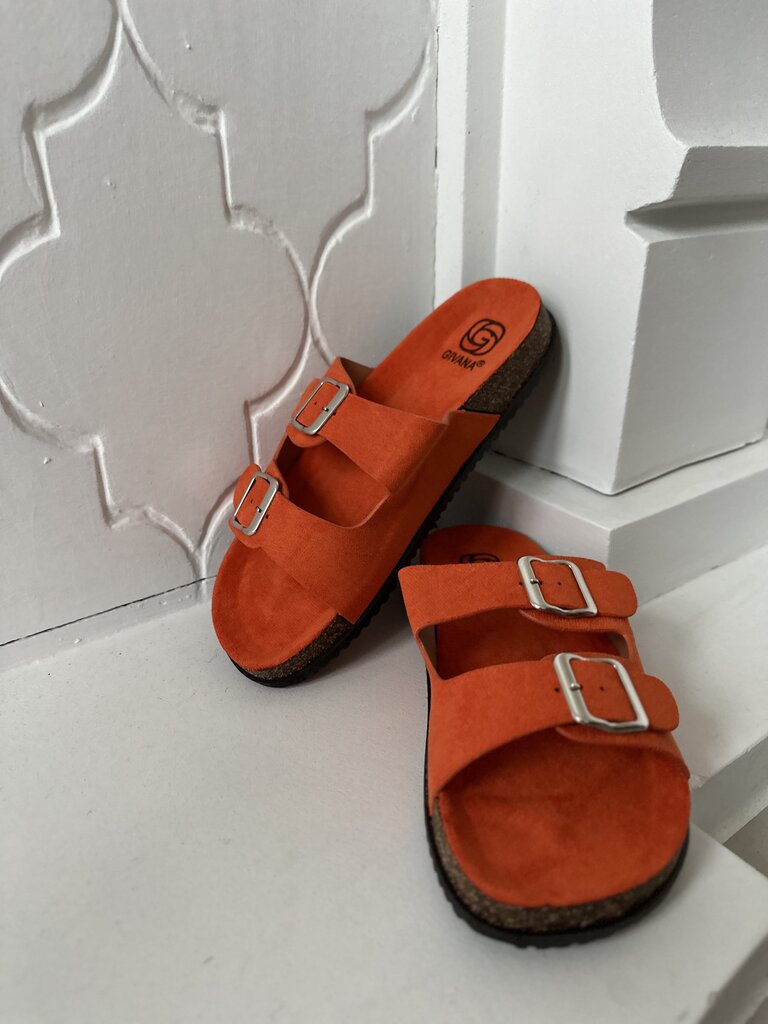 Cassie slipper orange