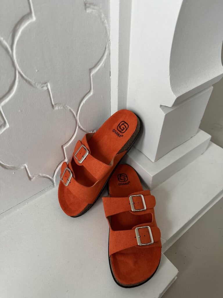 Cassie slipper orange