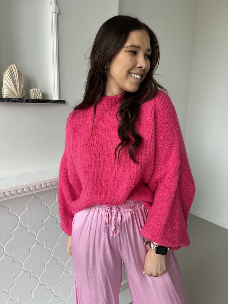 Amy sweater fuchsia