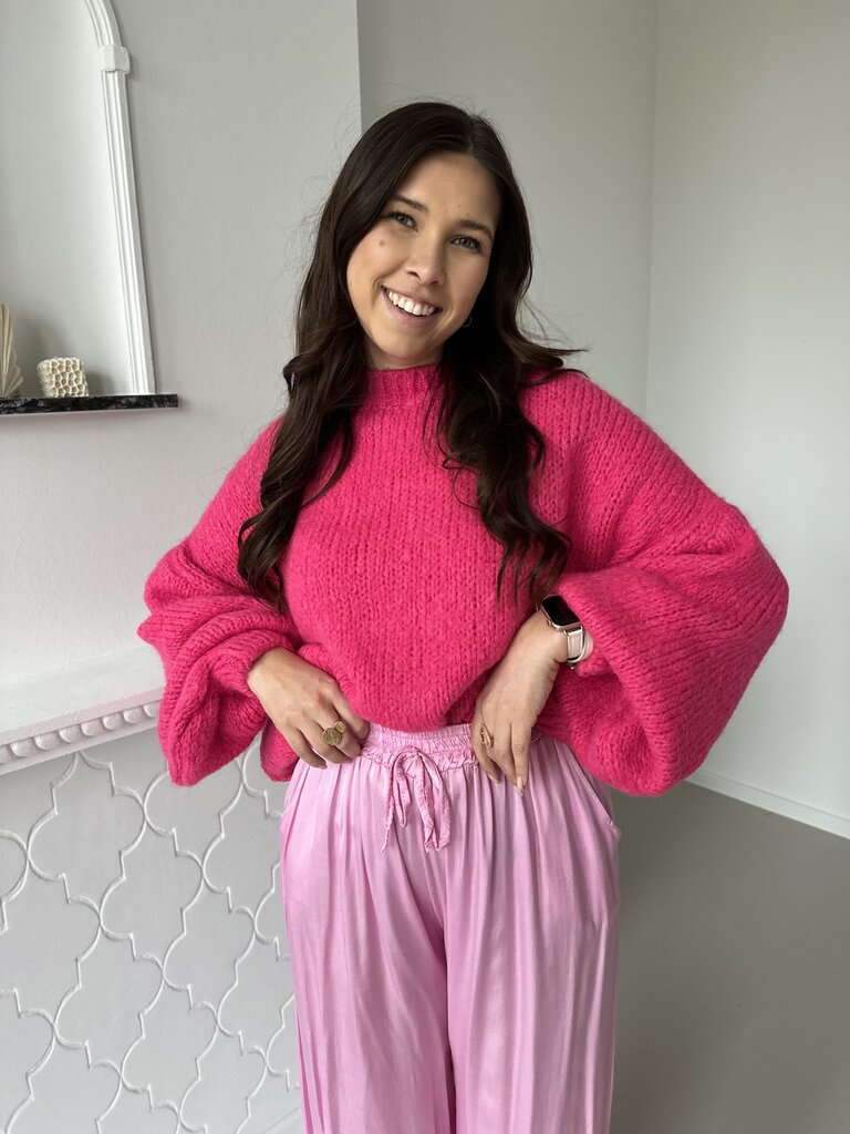 Amy sweater fuchsia