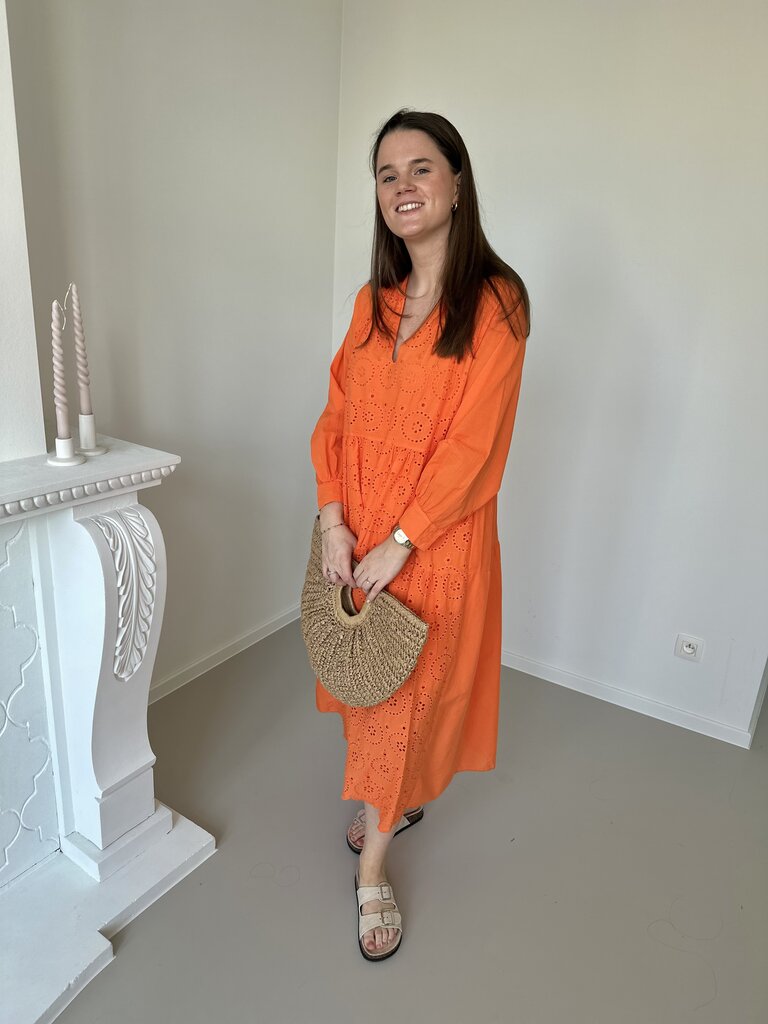 Khloe dress orange