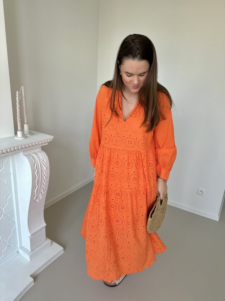 Khloe dress orange