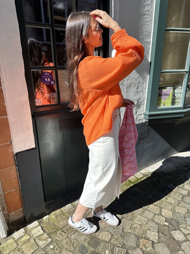 Lexi blouse orange