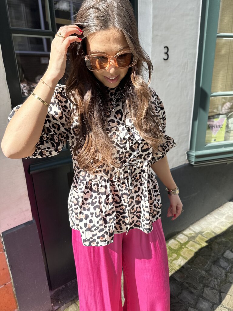 Justy leopard top onesize