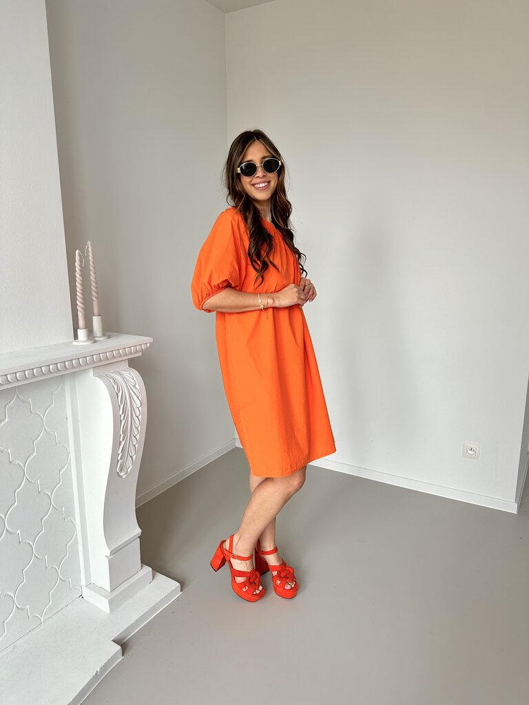 Nora dress orange onesize