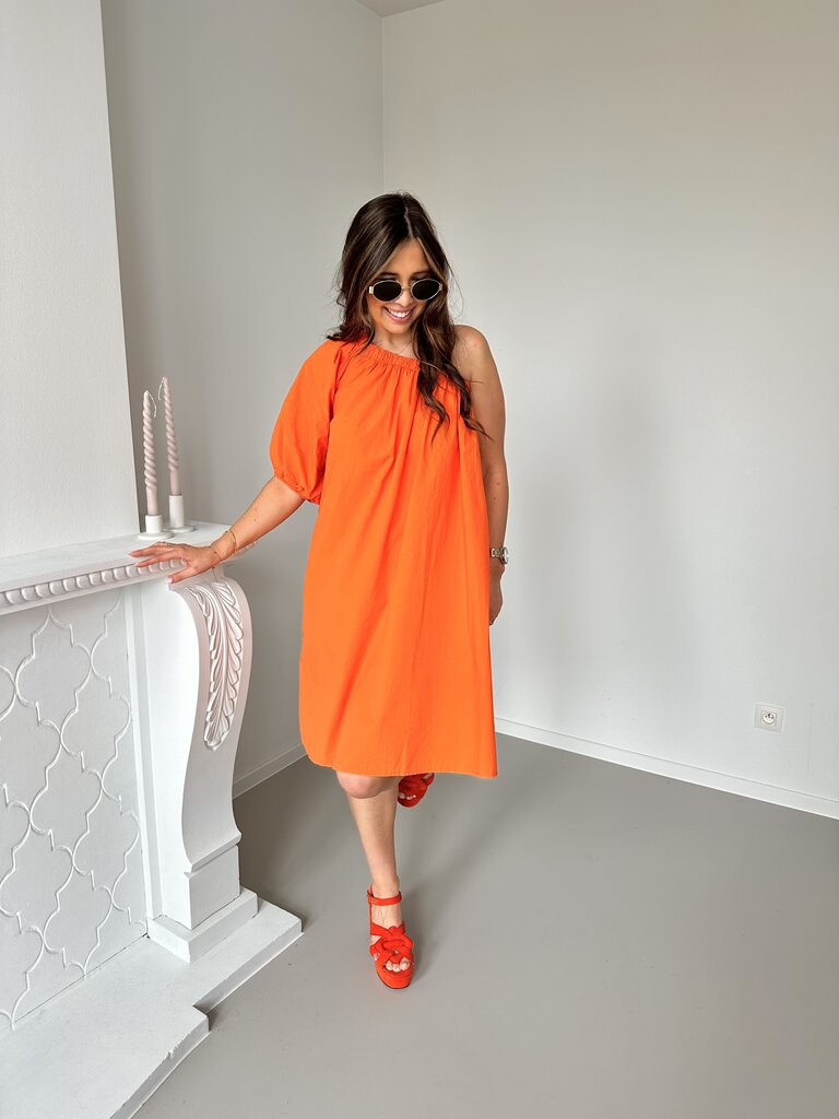 Nora dress orange onesize