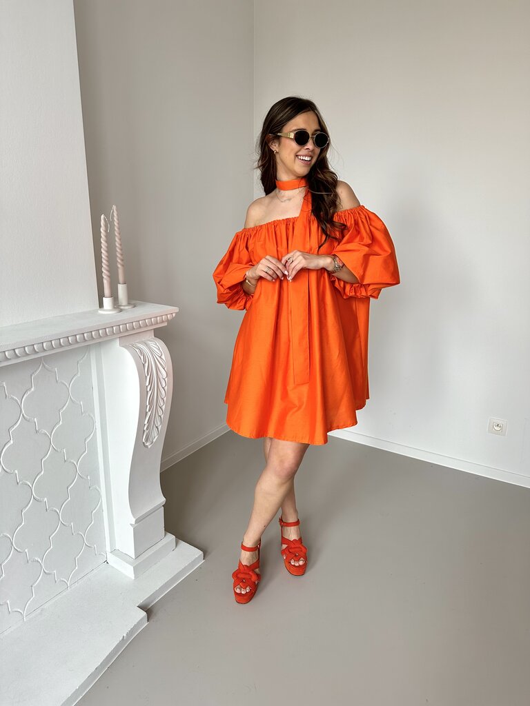 Molly dress orange
