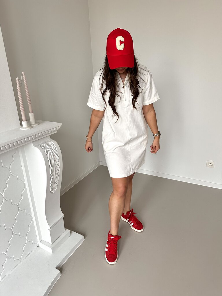 Poline dress white