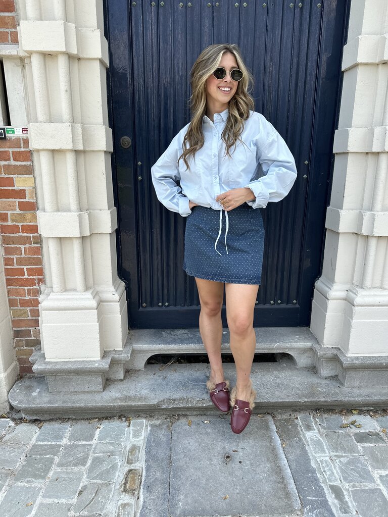 Sofia denim skirt