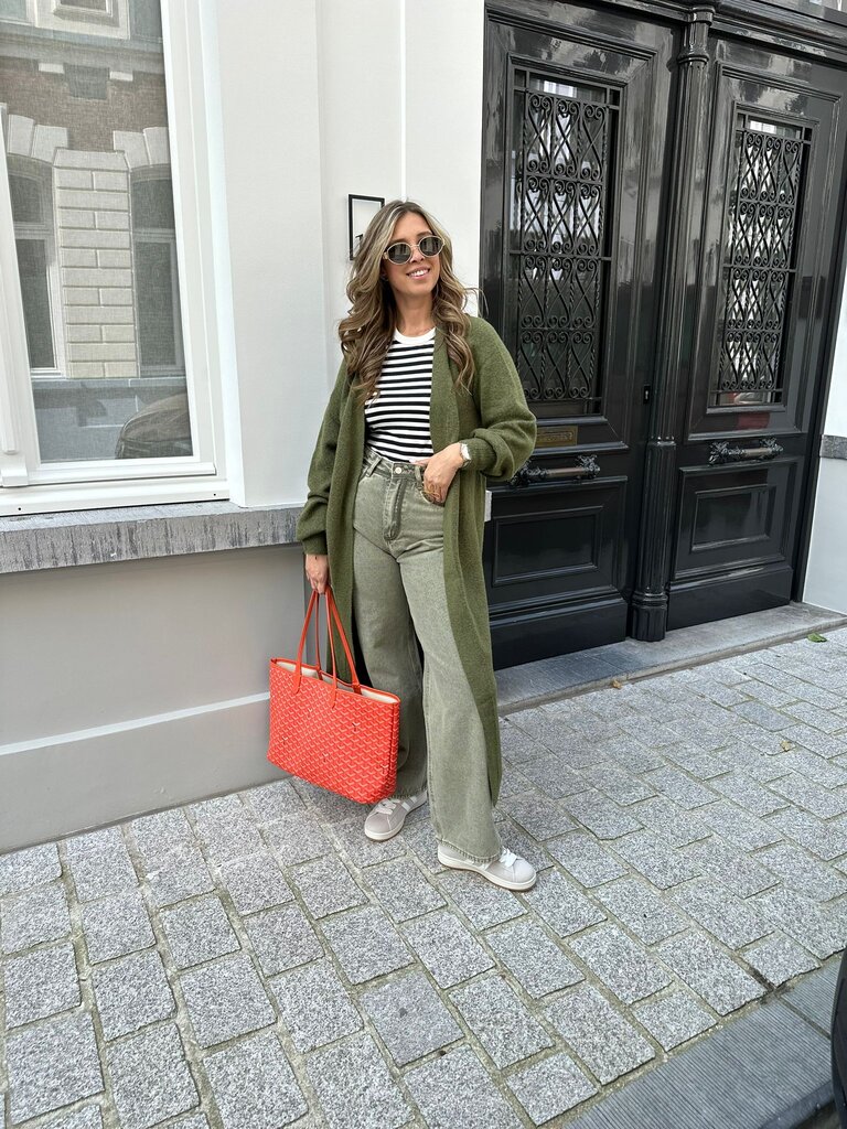 Mona jeans khaki