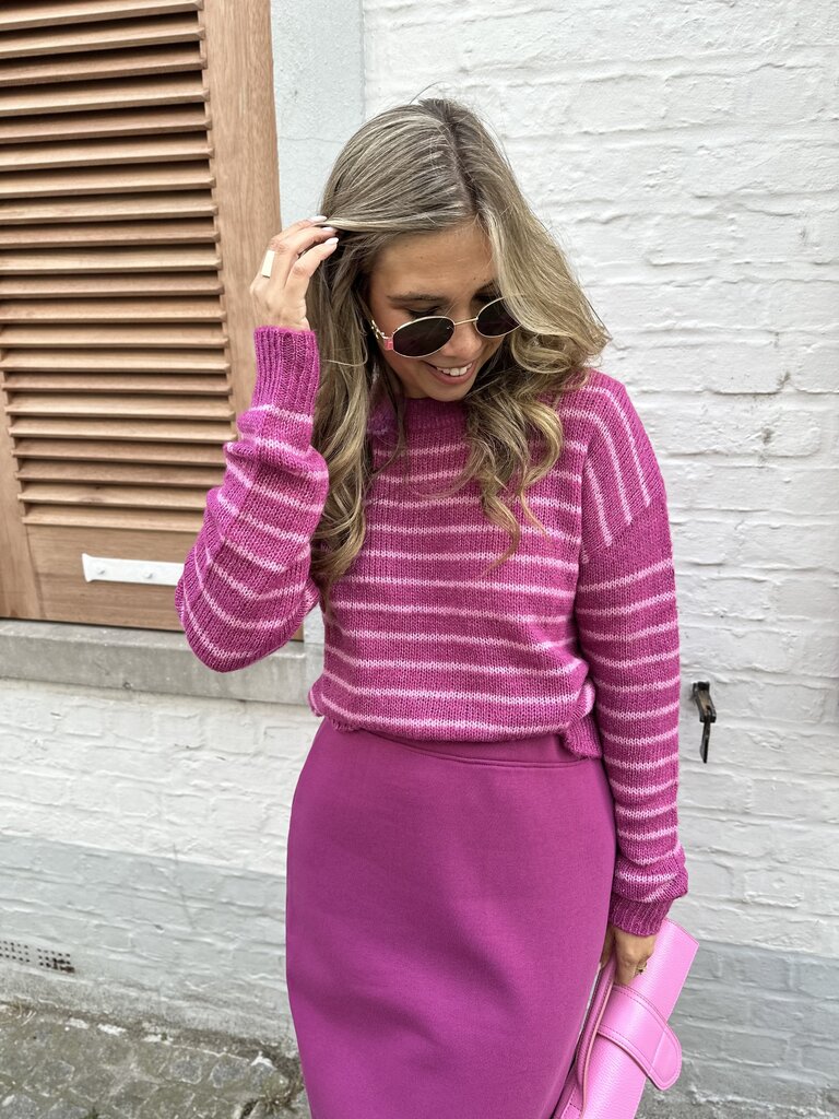 Penelope knit fuchsia