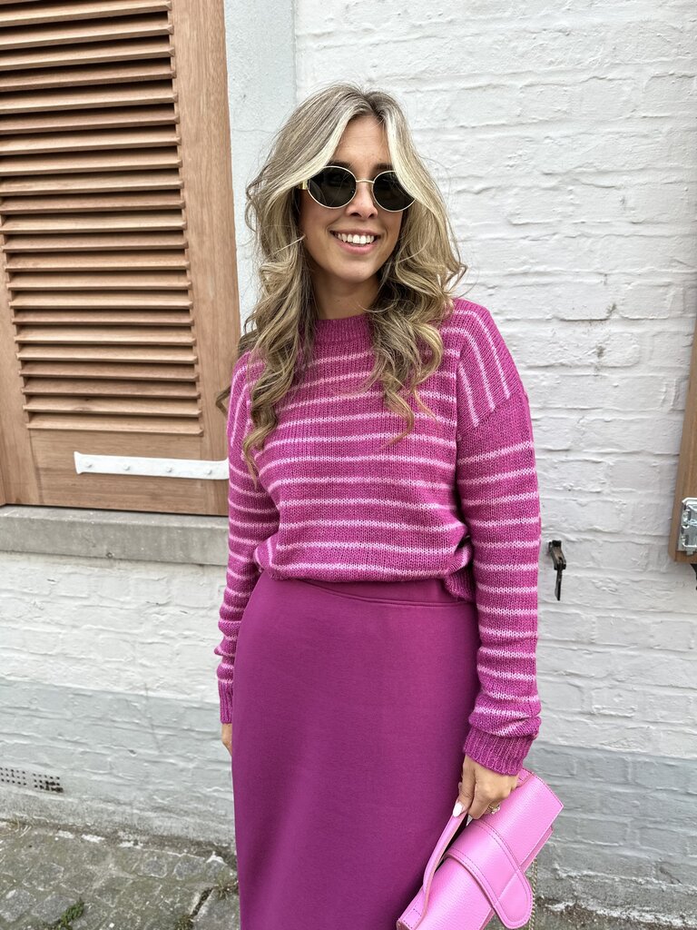 Penelope knit fuchsia