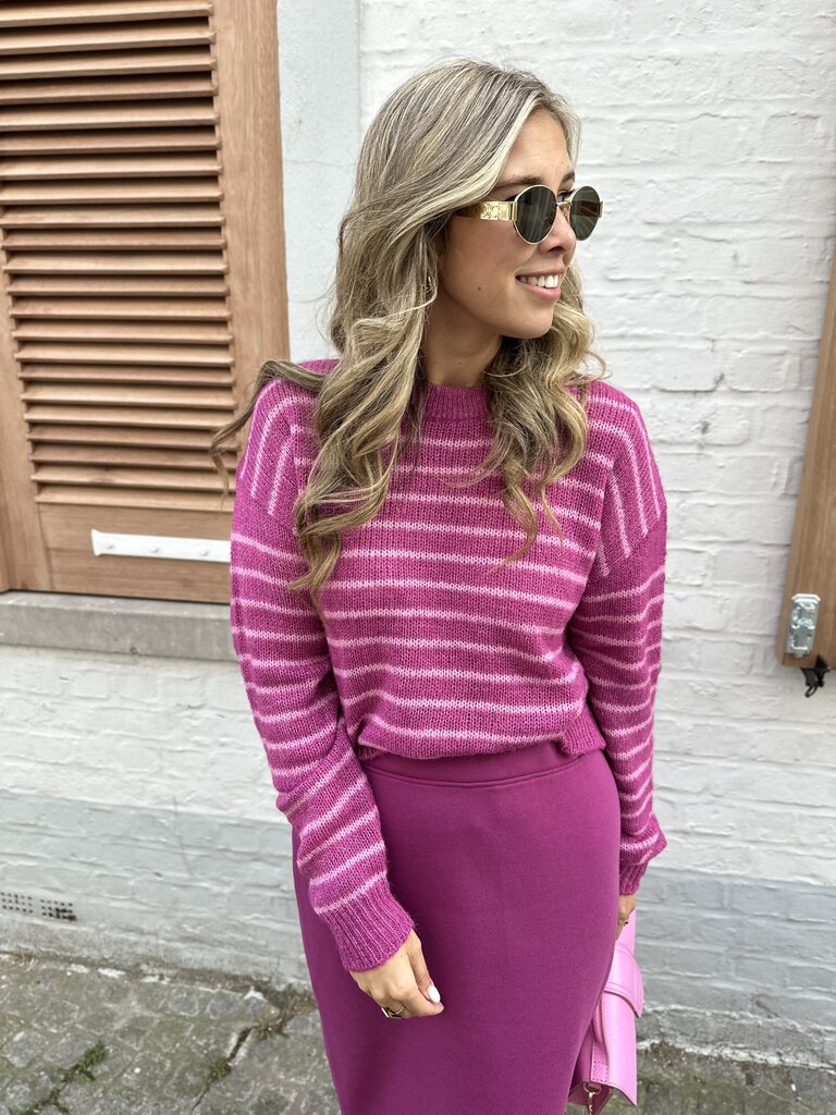 Penelope knit fuchsia