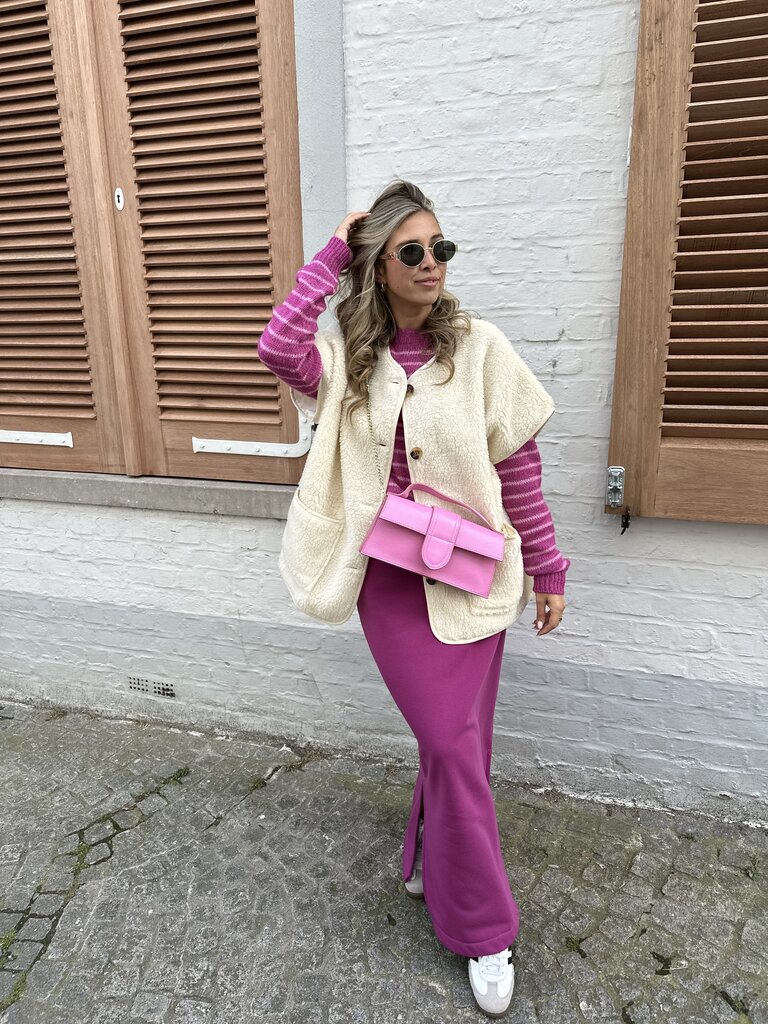 Penelope knit fuchsia