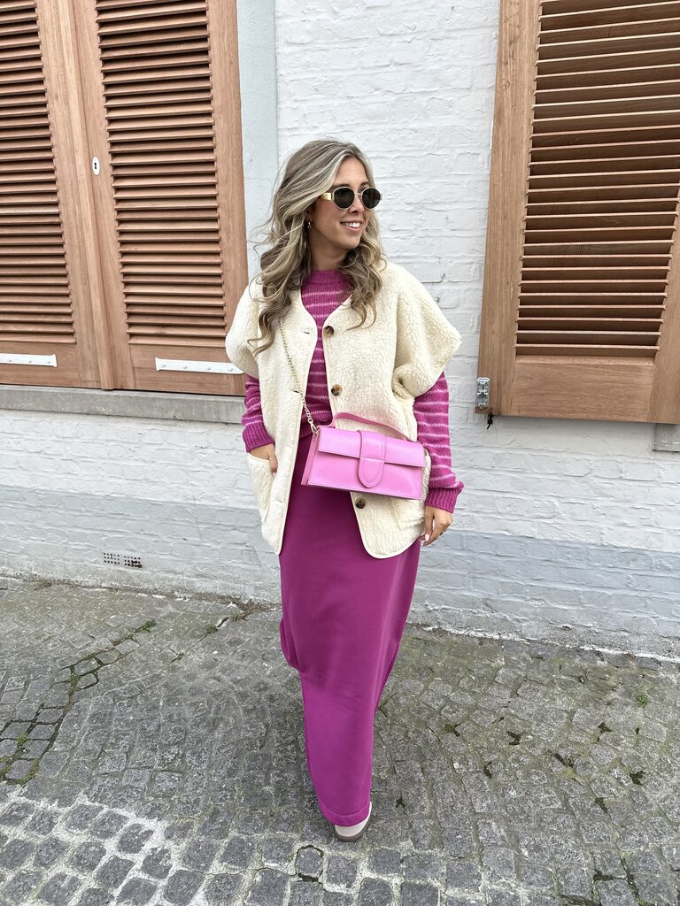 Penelope knit fuchsia