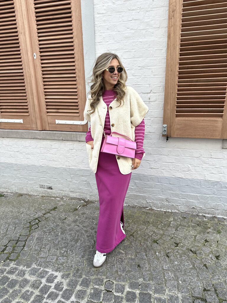 Penelope knit fuchsia