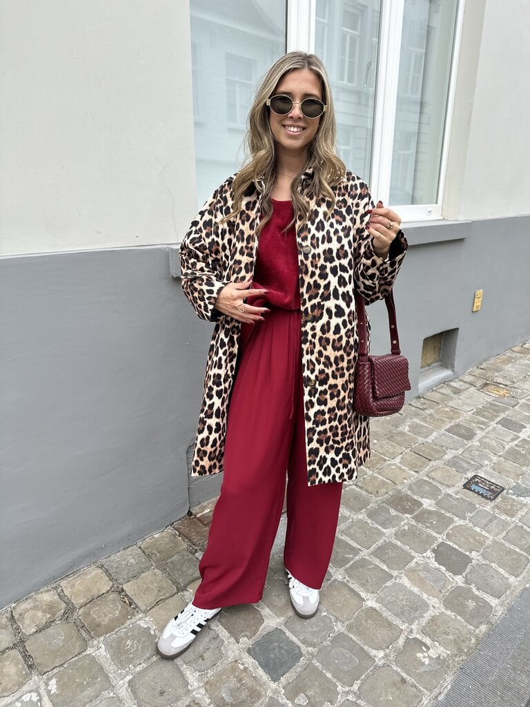 Liva trenchcoat leopard