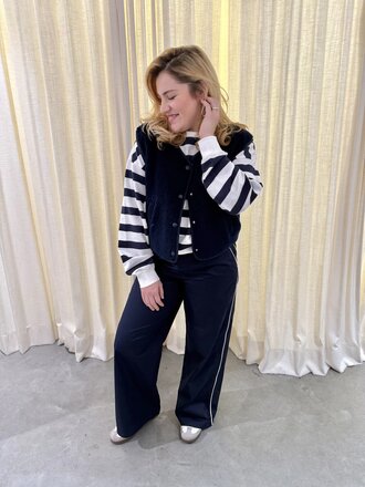 Zora pants navy blue