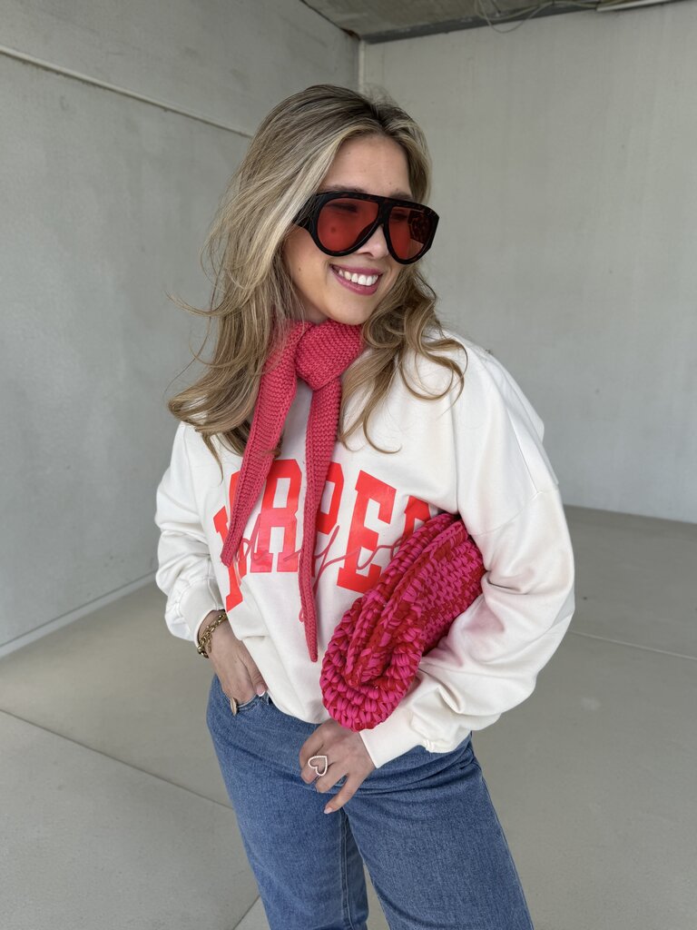 Bella scarf corail