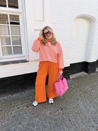 Justine pants orange