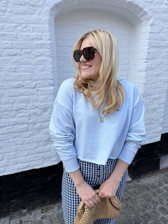 Caia sweat light blue