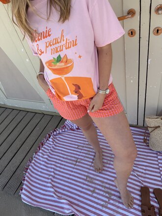 Martini t-shirt pink