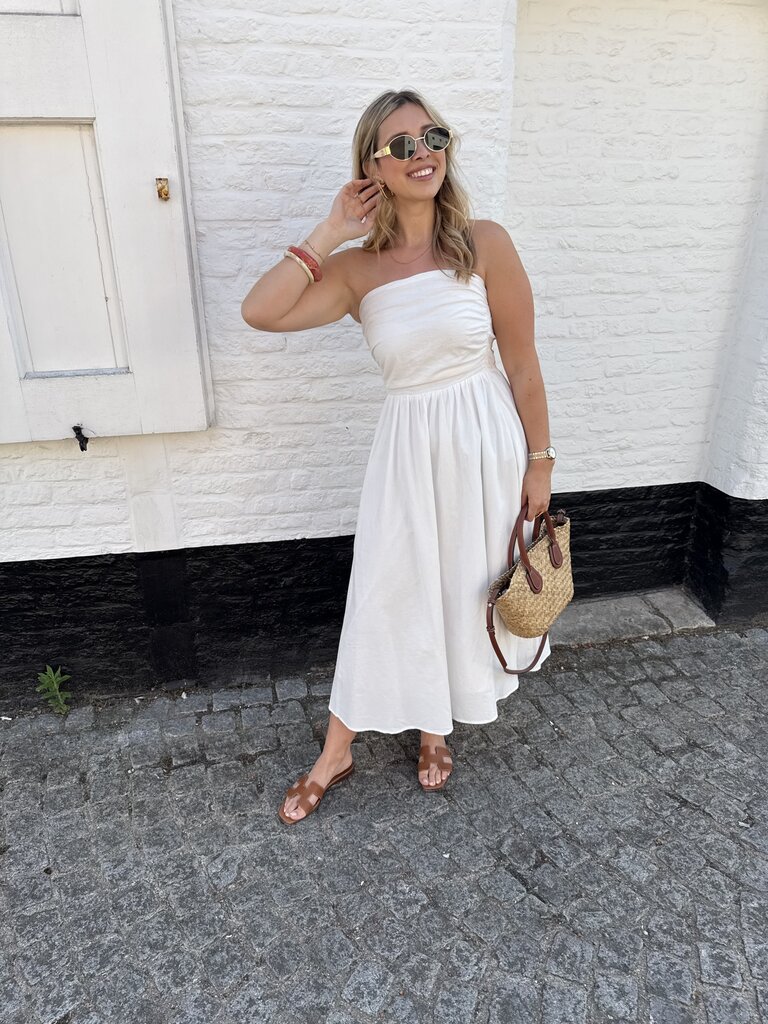 Léonie dress white